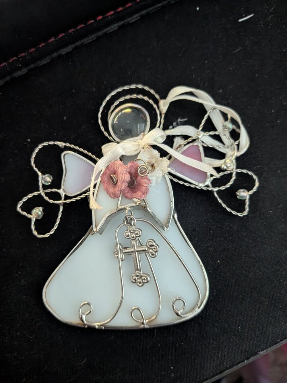 Handmade Stained Glass Sun Catcher Ornament - Art Glass Window Decor